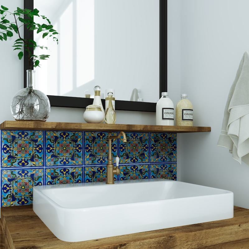 Retro Wall Tile Artisan Charm