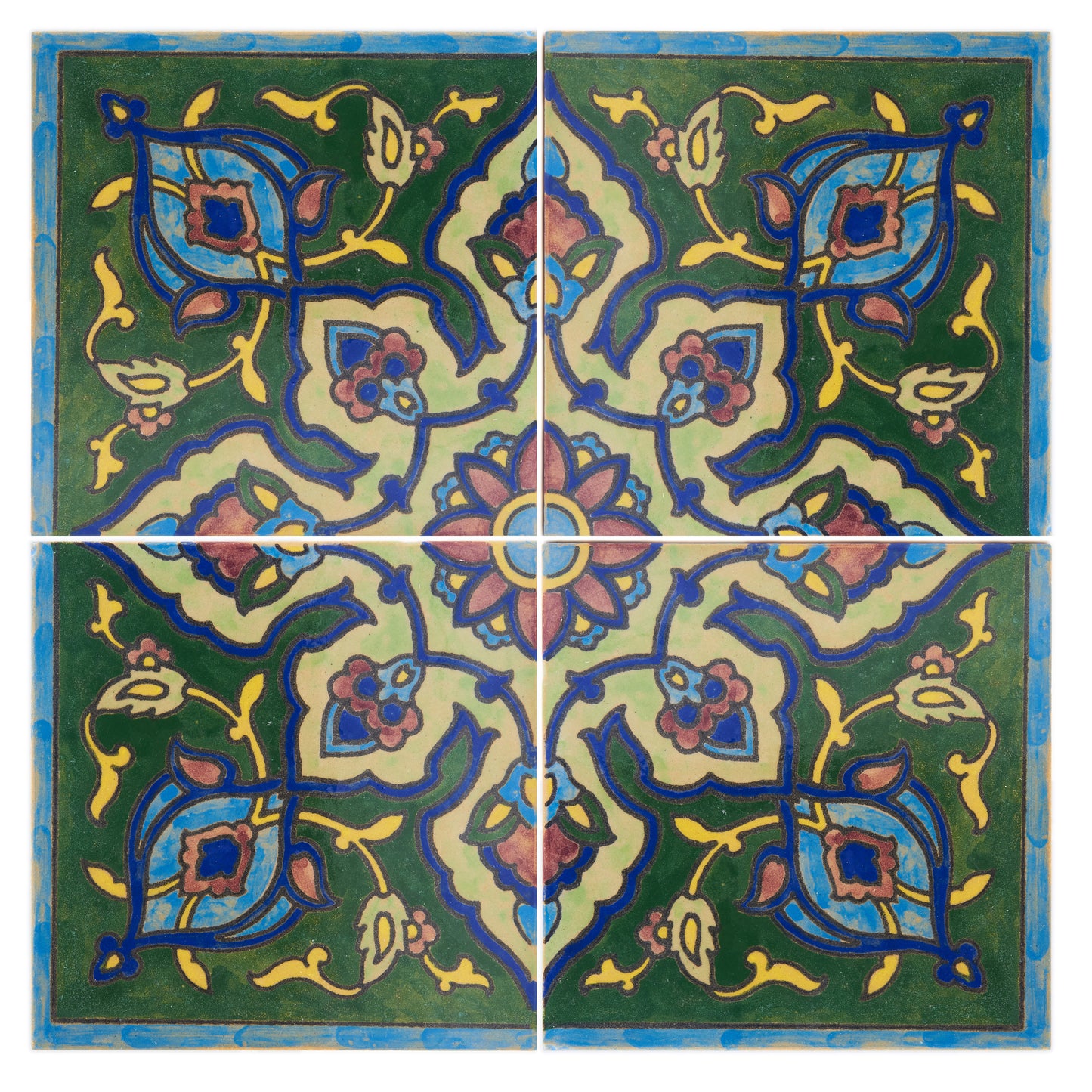 Set of 4 Khaju Wall Tiles