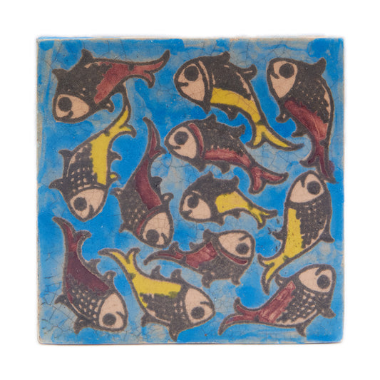 Retro Wall Tile Radiant Ocean Clay