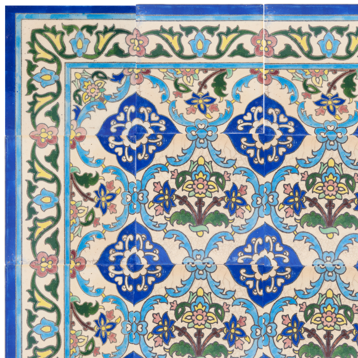 Set of 35 Pieces Ali-Qapu Wall Tiles