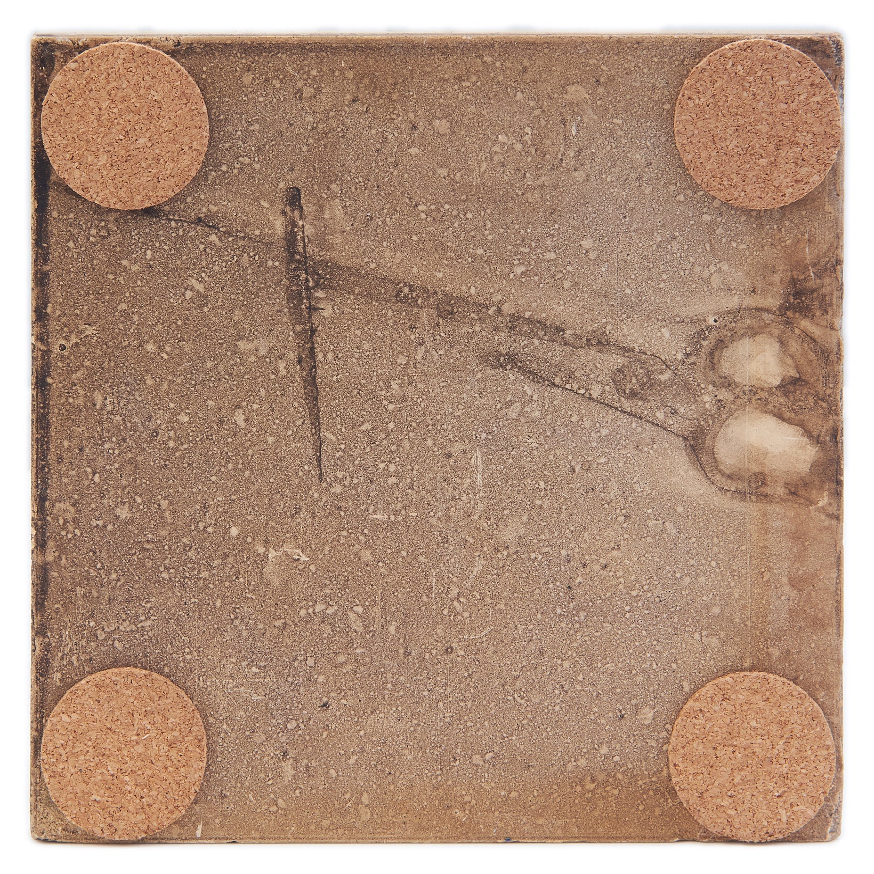 Handmade Clay Wall Tiles with Retro Oriental Aesthetic, Baked at 1250 Degrees. Trivet