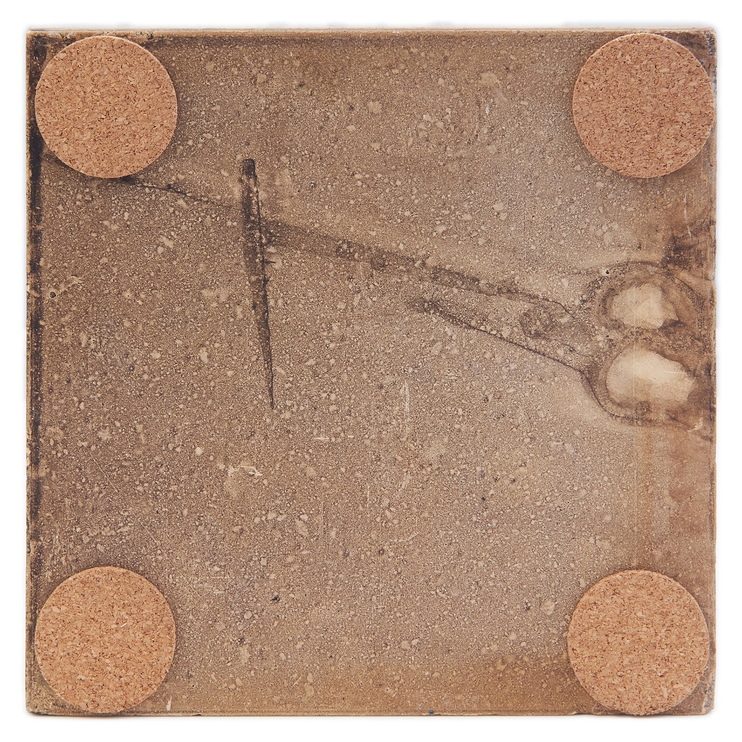 Handmade Clay Wall Tiles with Retro Oriental Aesthetic, Baked at 1250 Degrees. Trivet