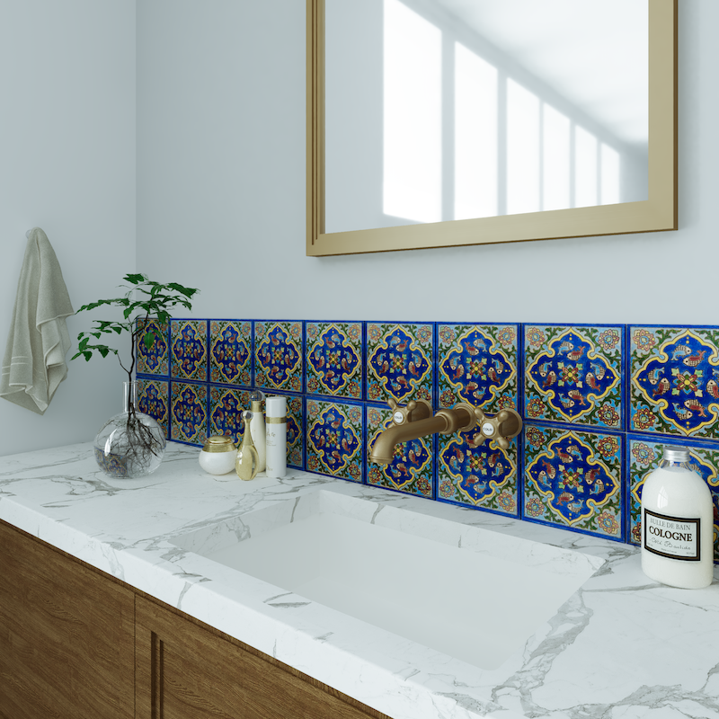 Retro Wall Tile Victorian Flair