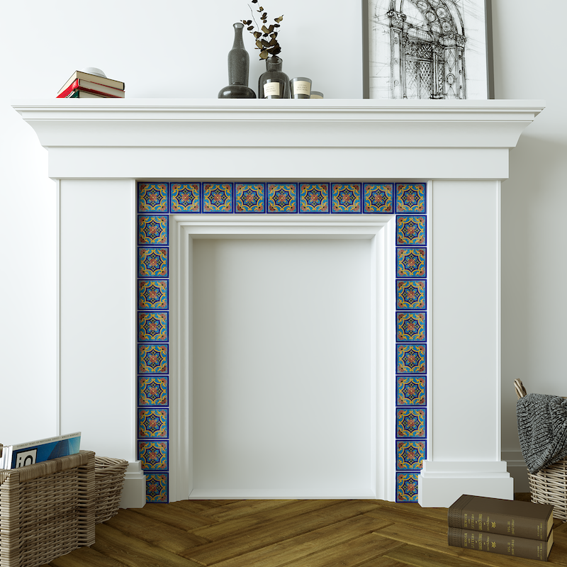 Retro Wall Tile Renaissance Wonder
