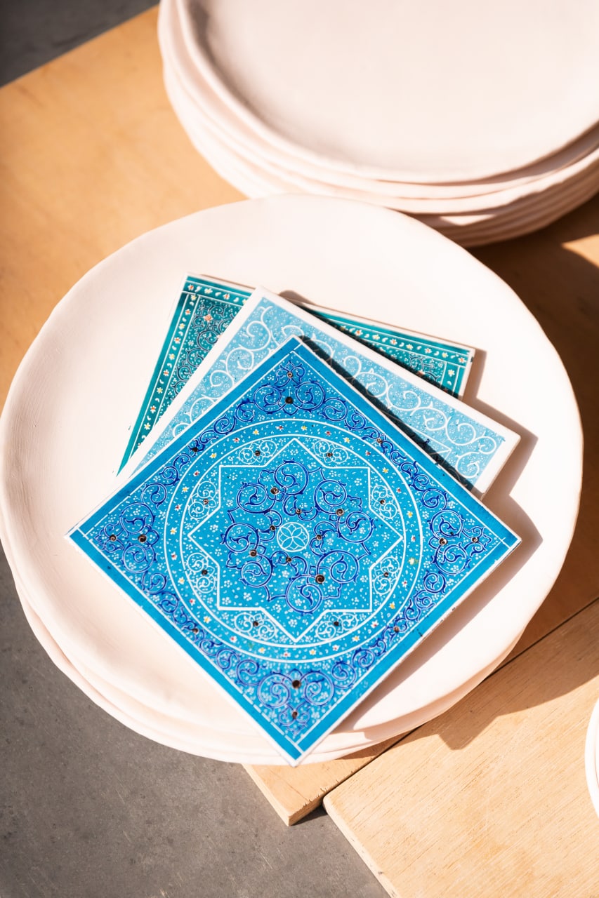 Pond Turquoise Blue Tile